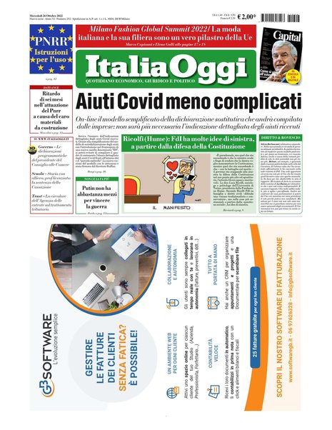 Italia oggi : quotidiano di economia finanza e politica